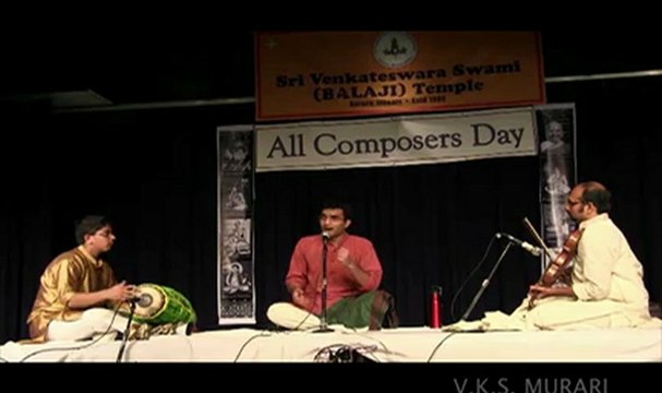 SRI VENKATESWARASWAMY TEMPLE: ACD MUSIC FESTIVAL: FEATURED CONCERT: HARISH GANAPATHI