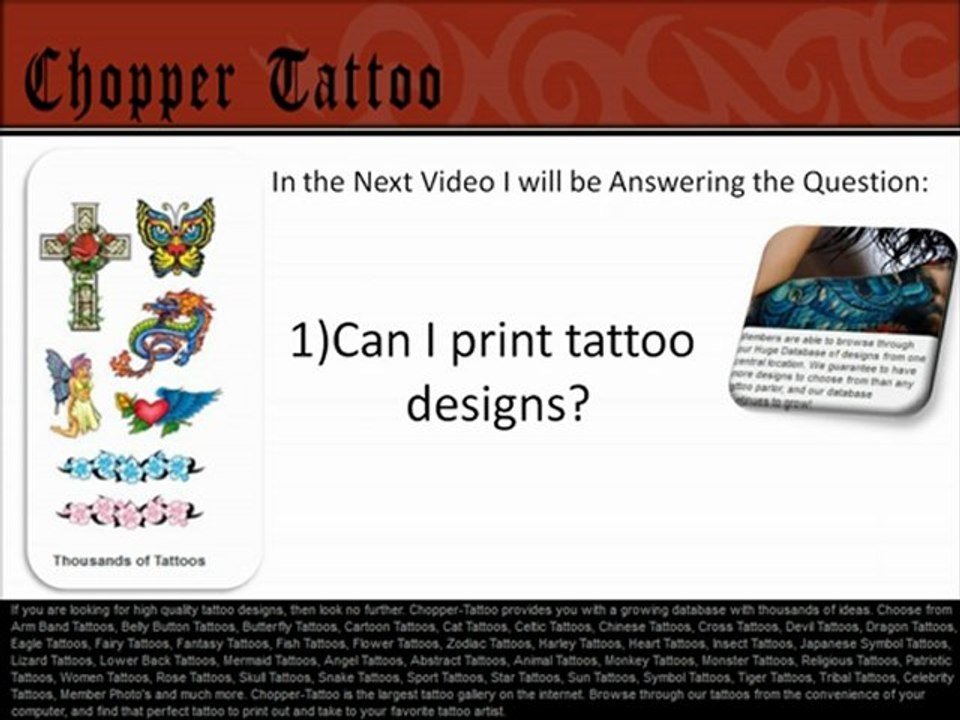 Tattoos With Meaning - Can I print tattoo designs?.mp4