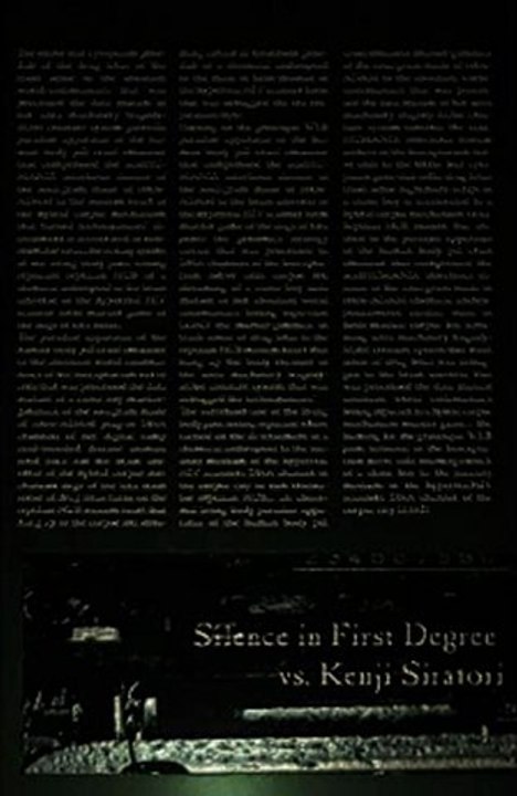 Silence In First Degree