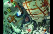 Three astronauts blast off for ISS in Russian craft