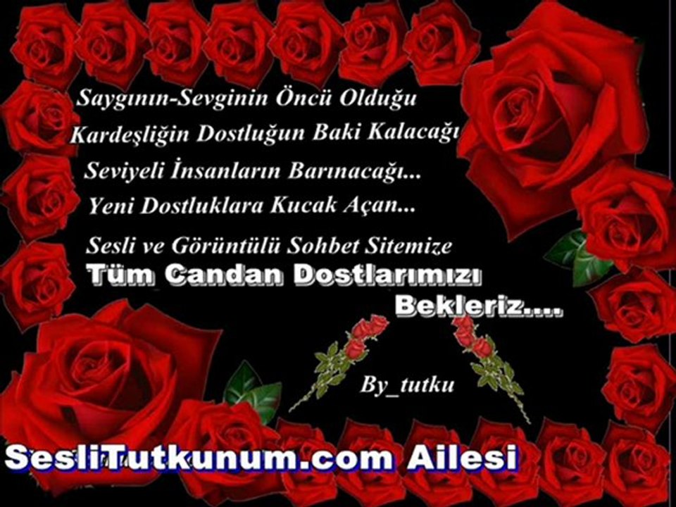 SesliDünya -Seni Çok Seviyorum(Harika Şiir) SesliDunya.Com,Sesli Chat,SesliDünya.Com,