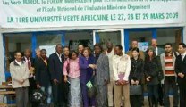 PRINTEMPS ARABE devenu HIVER thème de la 4ème université verte africaine organisée à RABAT par le parti des Verts Marocet le FMED