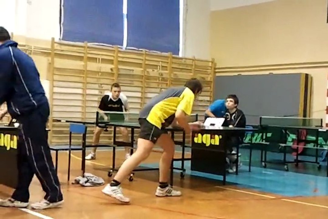 Dawid Kotwica - Mateusz Kalinowski 2-3 , Drużynowe mistrzostwa Mikołowa 2012