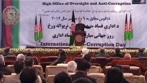 El presidente afgano dice que la corrupción en su país...