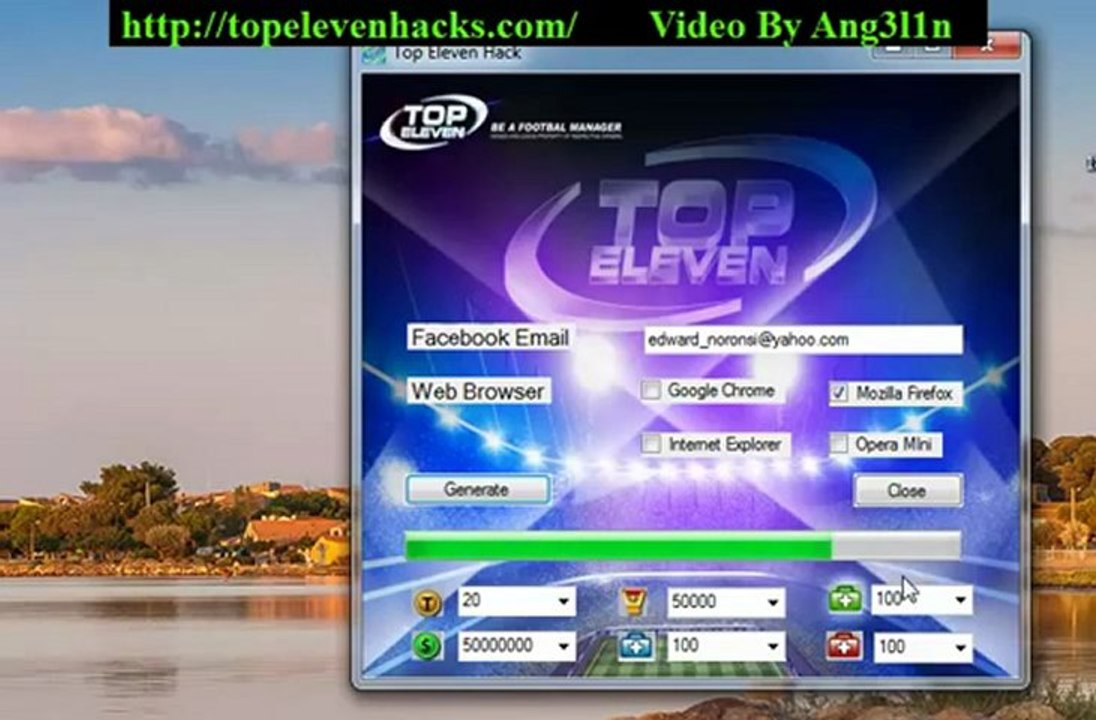 Top Eleven Football Manager Hack Tokens 2013 - pirater, téléchargement DOWNLOAD