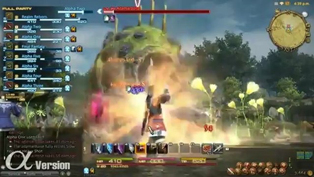 Final Fantasy XIV : A Realm Reborn (PS3) - Levquests & Party Combat Footage