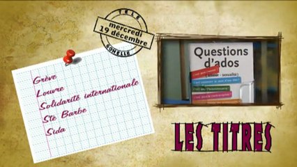Journal du mercredi 19 décembre  - Télé Gohelle