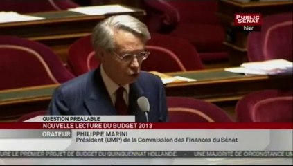 SEANCE,Nouvel examen du projet de loi de finances pour 2013