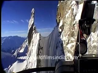 360 degrees round a granite spire, Bond style!