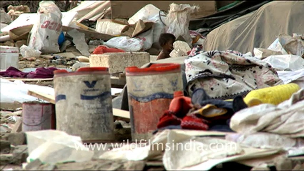 Slums in Delhi