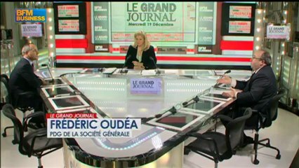 Frédéric Oudéa et Raphaël Hadas-Lebel - 19 décembre - BFM : Le Grand Journal 2/4