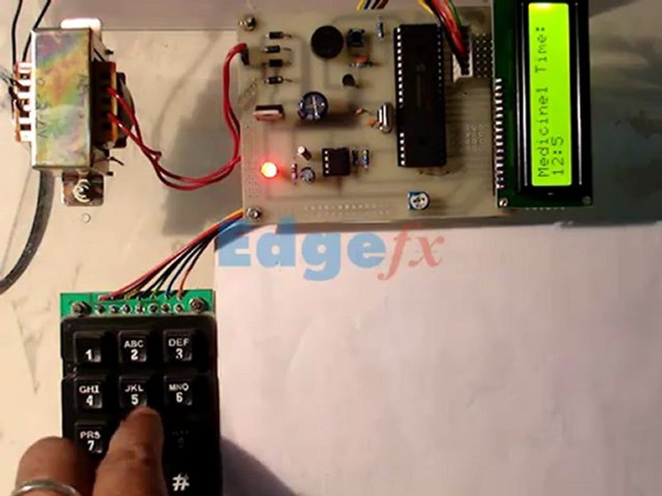 Portable Programmable Medication Reminder Using PIC Microcontroller | PIC Projects