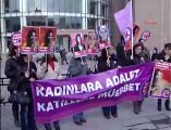 Kadın cinayetleri adliye önünde protesto edildi video   Focus haber