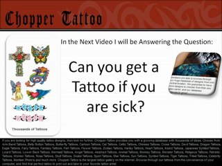 Tattoos With Meaning -Can you get a tattoo if you are sick?.mp4