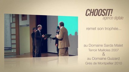 Choosit remet un Trophée Vinoboss Montpellier 2012