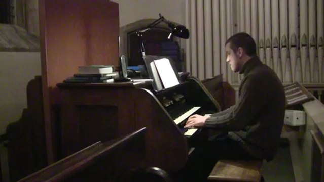 Bread is blessed and broken - Chris Lawton at St James Church, Elmers End, London