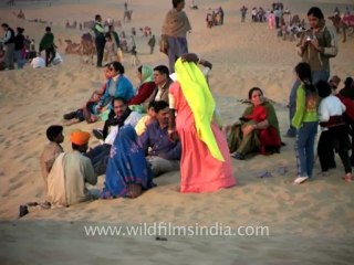 Camel safari in Jaisalmer