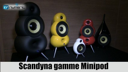 Gamme Minipod enceintes compactes Scandyna