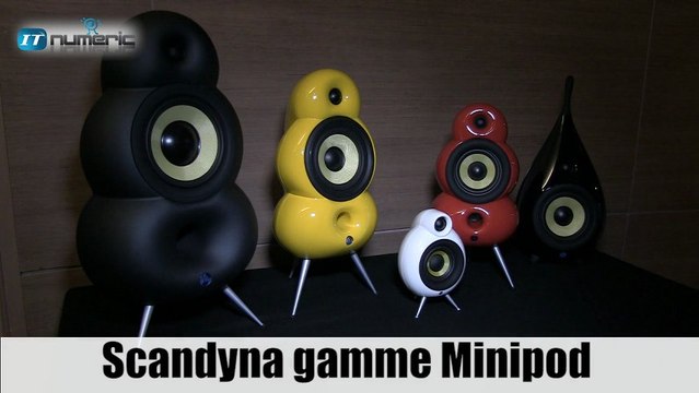 Gamme Minipod enceintes compactes Scandyna