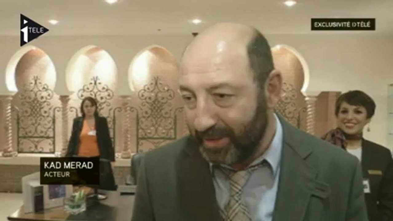 Kad Merad "flatté" de participer à la visite d'Etat de F. Hollande