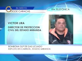 Explosión de una bombona de gas licuado en Carrizal dejó como saldo cinco  personas heridas
