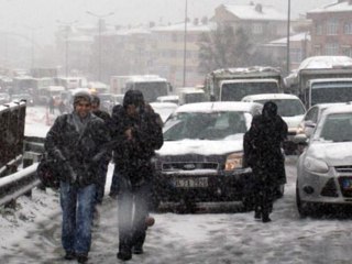 İstanbul'dan Kar Manzaraları