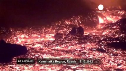 Download Video: Kamchatka Plosky Tolbachik volcano erupts... - no comment