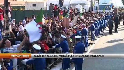 Algérie: Acceuil mitigé pour François Hollande