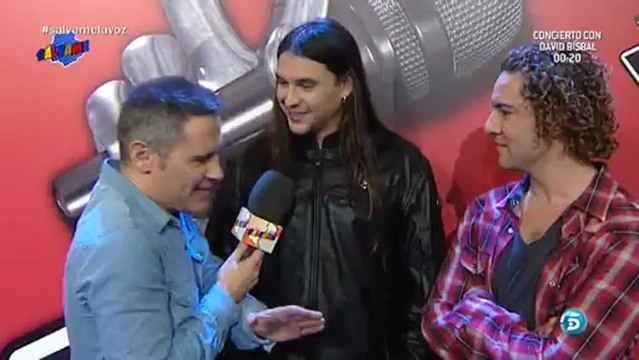 DAVID BISBAL Y RAFA RUEDA DE PRENSA GANADORES 20-12-2012