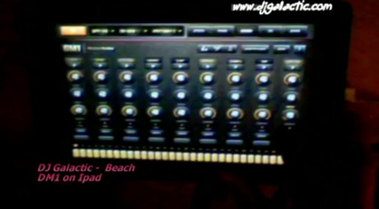 BEACH avec Dm1 sur Ipad