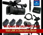 Sony HXR-NX5U NXCAM Digital HD Video Camcorder, 3.2 LCD   (3pcs) NP-F970 Info-Lithium Battery Pack (6600mAh)   16GB Deluxe Accessory Kit