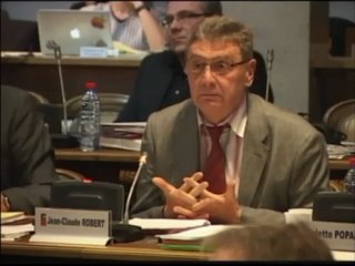 Jean-Claude ROBERT. Intervention en clôture de la session budgétaire de décembre 2012.