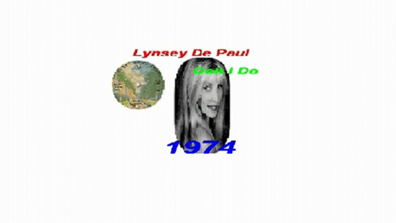 LYNSEY DE PAUL  _   OOH I DO VIDEO CLIP RARO