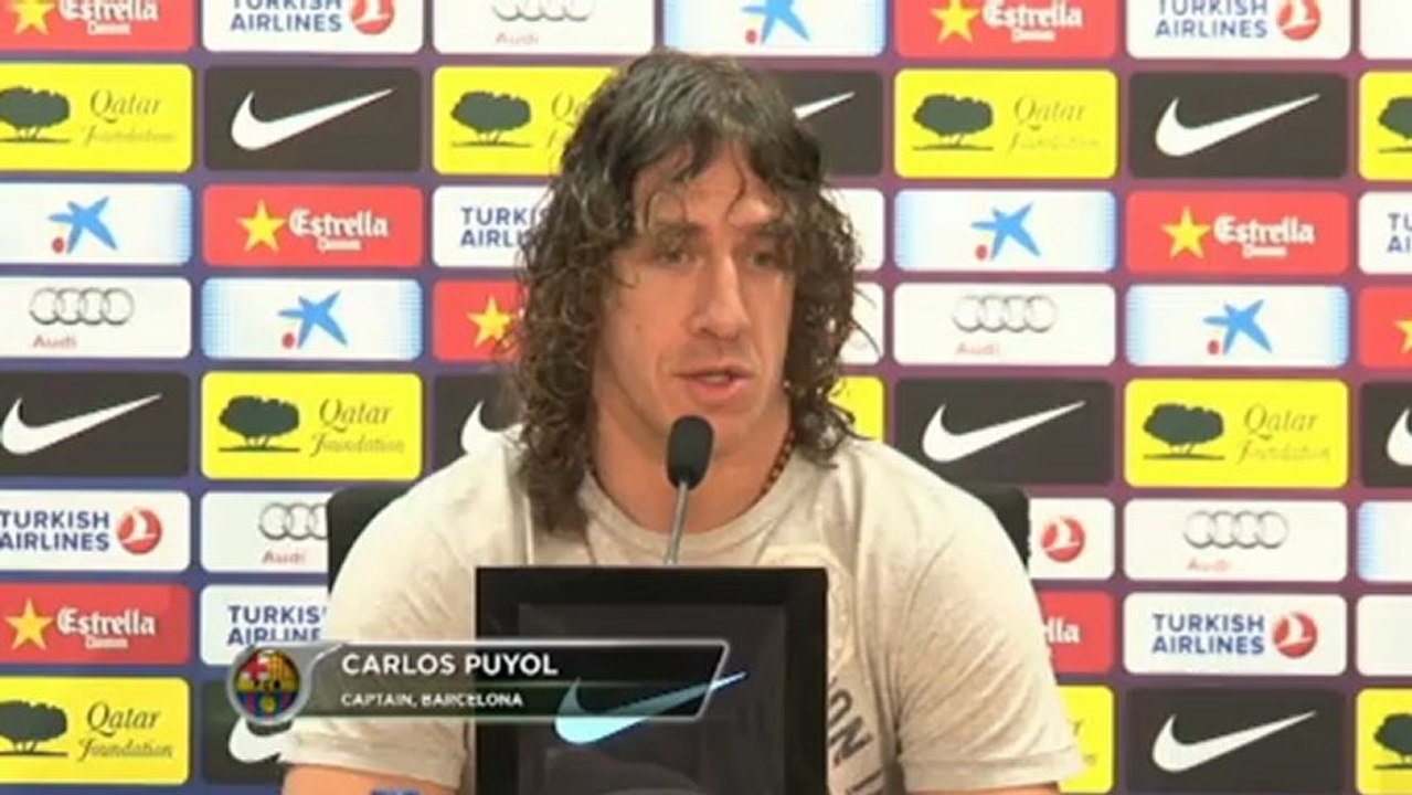 Puyol, contento con el sorteo de octavos