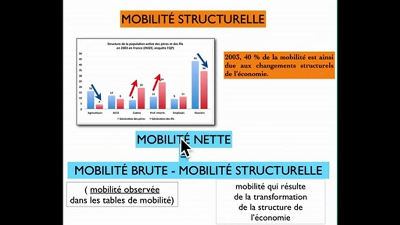 LES DIFFÉRENTES MOBILITÉS SOCIALES