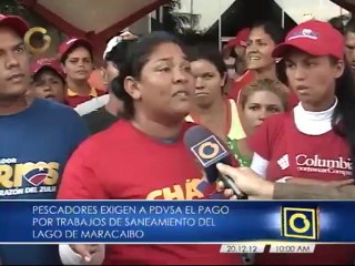 Dos mil pescadores toman edificio de PDVSA en Maracaibo para exigir el dinero que les deben