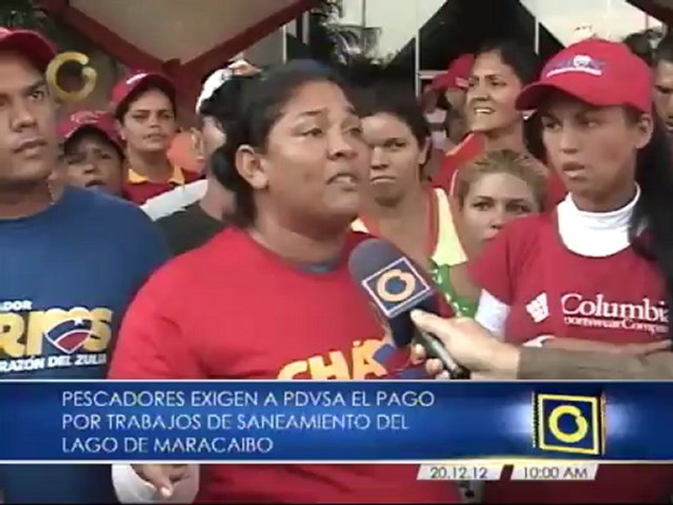 Dos mil pescadores toman edificio de PDVSA en Maracaibo para exigir el dinero que les deben
