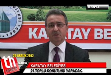 20 ARALIK KARATAY BELEDİYSİ TOPLU KONUT