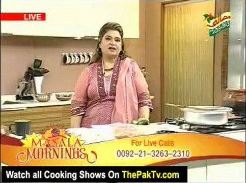 Masala Mornings with Shireen Anwar - 20th December 2012 - Part 1