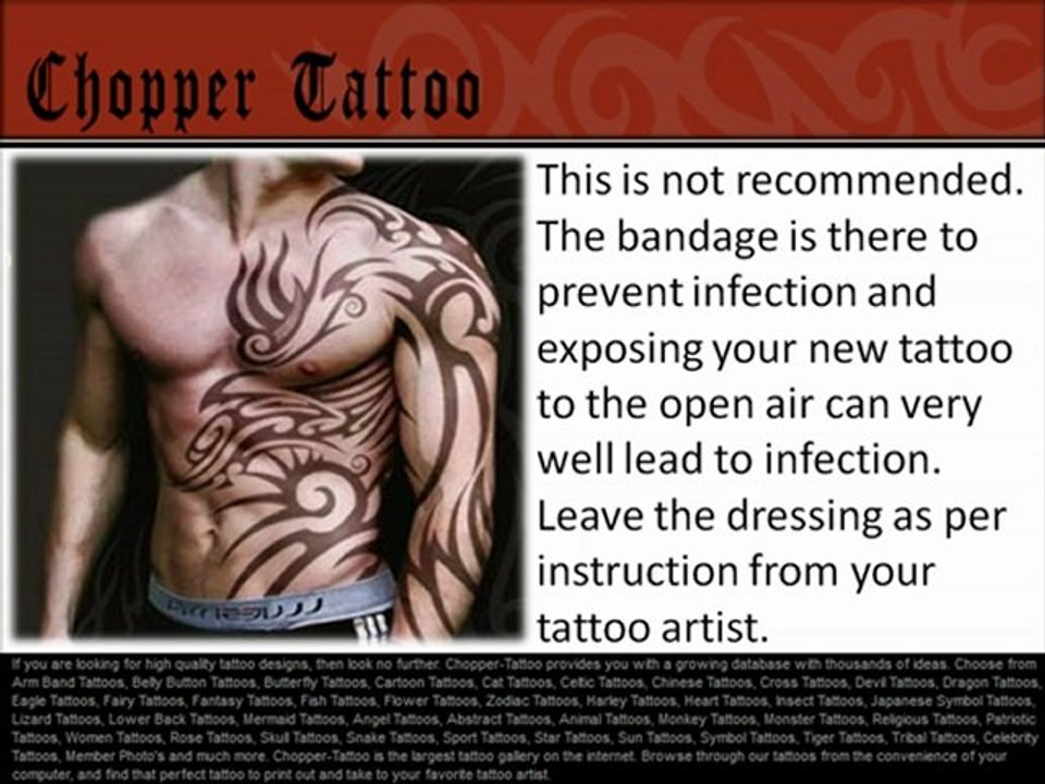 Tattoos With Meaning - Answer to to take the dressing off.mp4