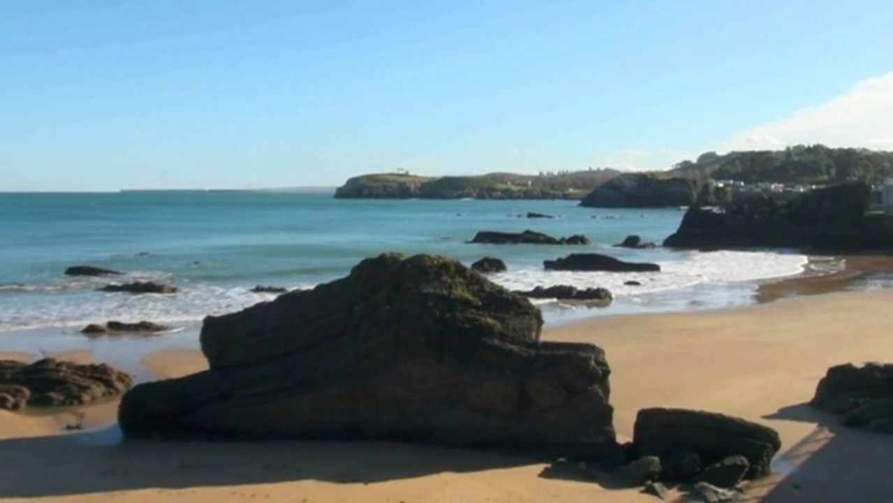Playa de Palmera Candás, Asturias 20 diciembre 2012