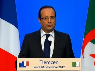 Conférence de presse à Tlemcen