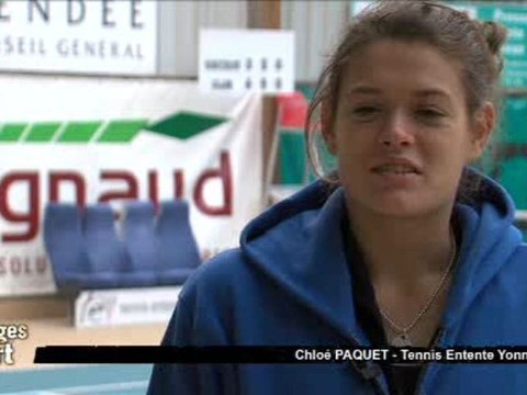 Visages du Sport : Chloé Paquet, tennis
