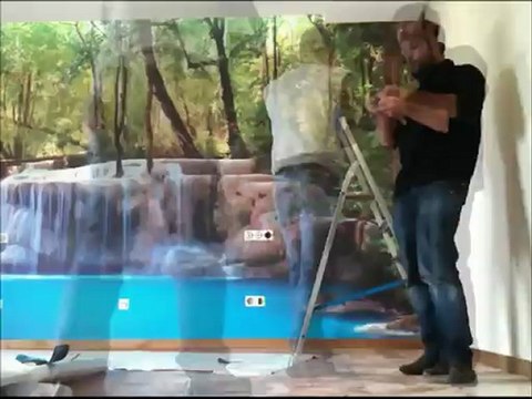 Hélio&VitorDESIGN - Aplicação Papel de Parede Auto-Adesivo