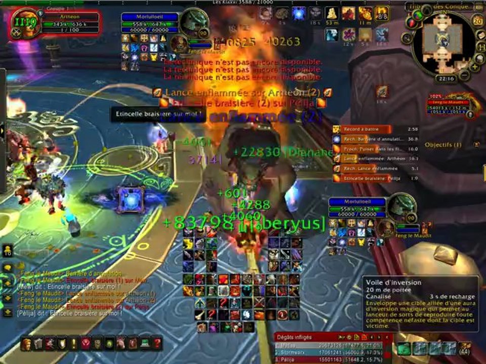 wow raid 90 caveau Mogu'shan 10 normal Feng le Maudit (2 iem boss) guilde les rastas  la video est en vue du tank