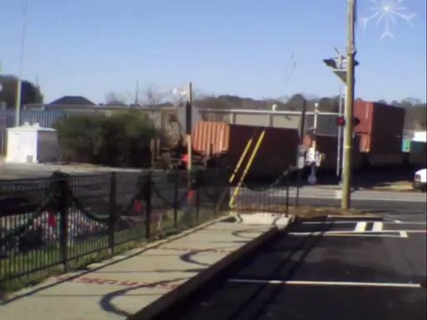 Norfolk Southern intermodal train through Austell Ga. into Whitaker Yard.