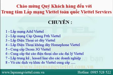 lap mang viettel quan long bien - YouTube