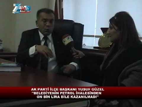 Zile akparti ilçe başkanı yusuf güzel petrol ihalesi açıklaması