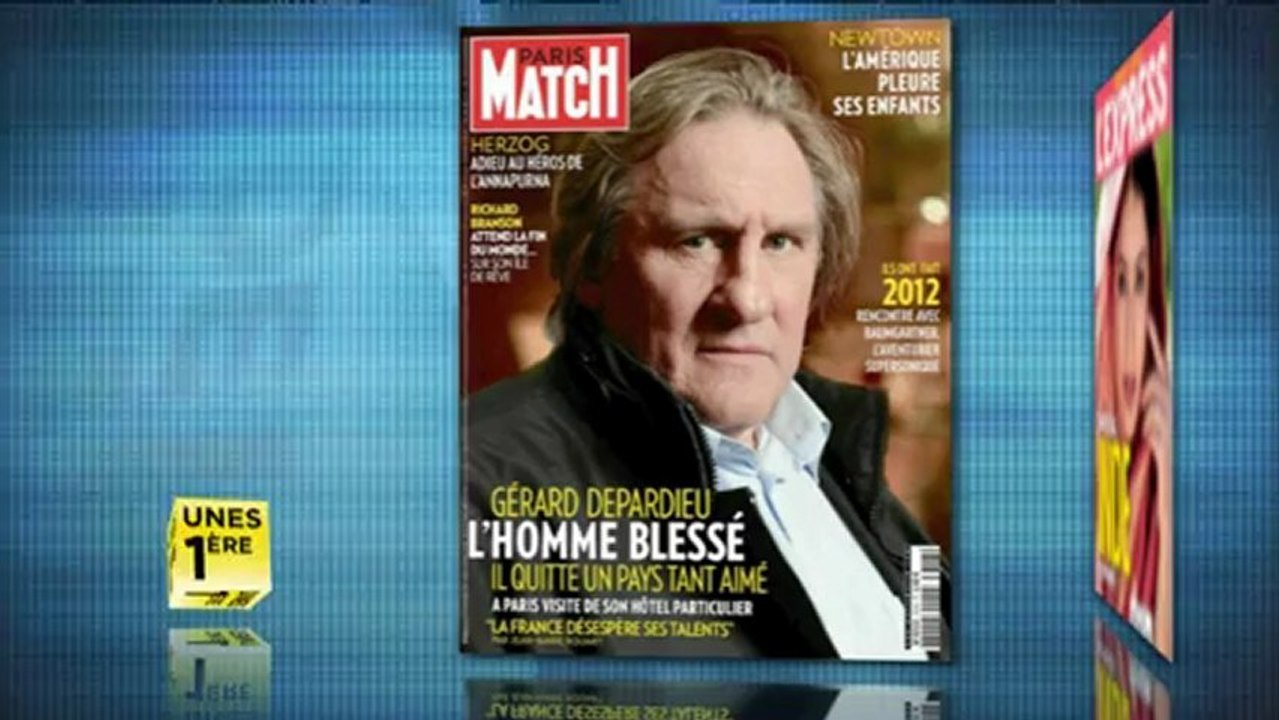 Revue de presse Unes 1ère - 21 décembre 2012