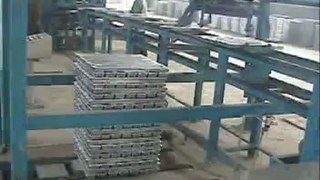 aluminum alloy ingot(ADC12) production line operation video